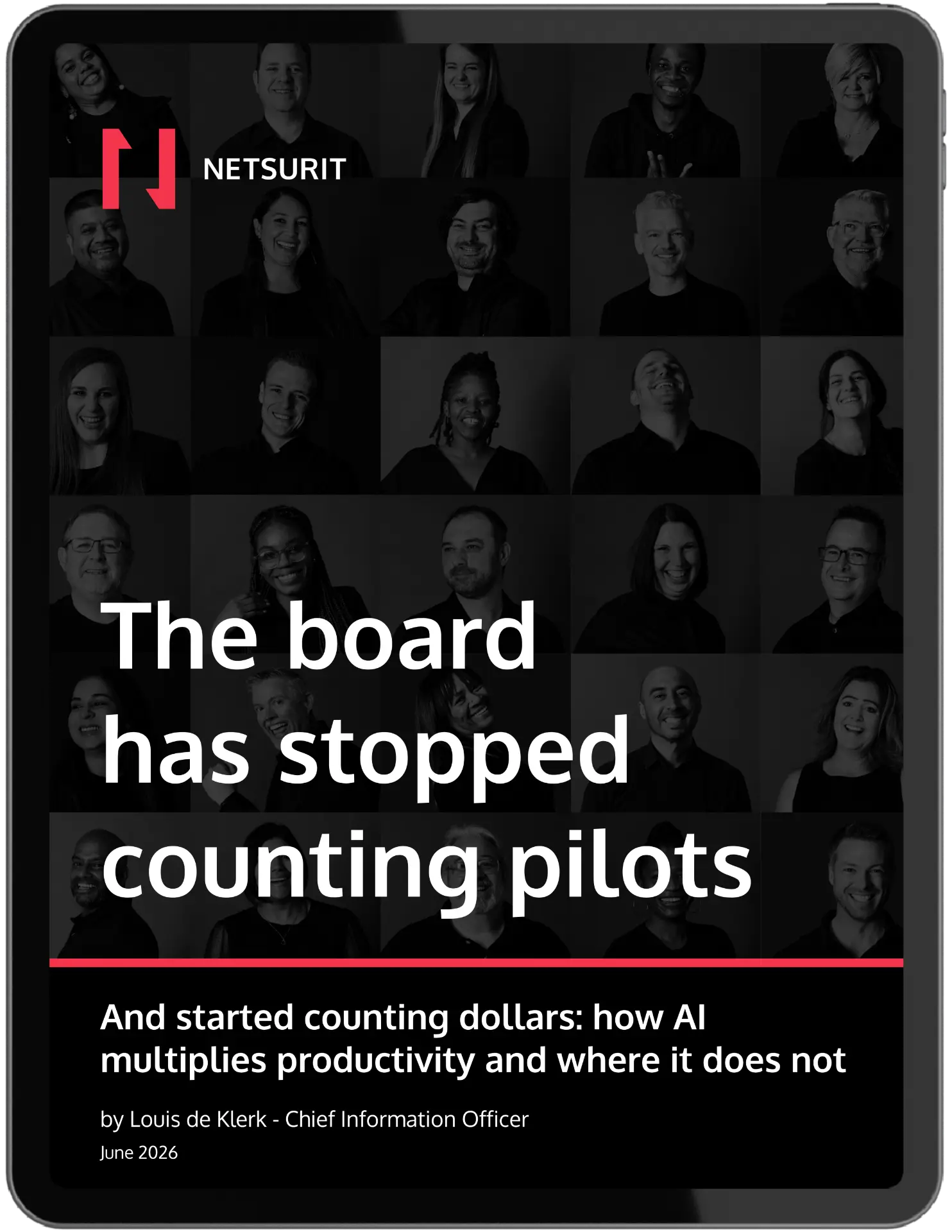 The board has stopped counting pilots whitepaper cover shown on an iPad